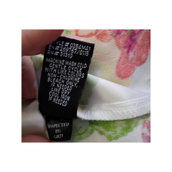 AGB Floral Sheath Dress Sleeveless Garden Party Career Chic Size 8 Brunch Spring - Picture 10 of 10